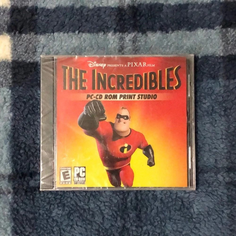 The Incredibles PC-CD ROM Print Studio - Make Your Own Custom Stationary! NEW